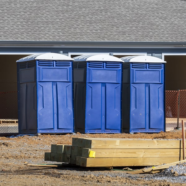 what is the cost difference between standard and deluxe portable restroom rentals in Ensley FL